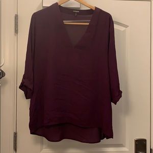 Express Eggplant Purple Blouse